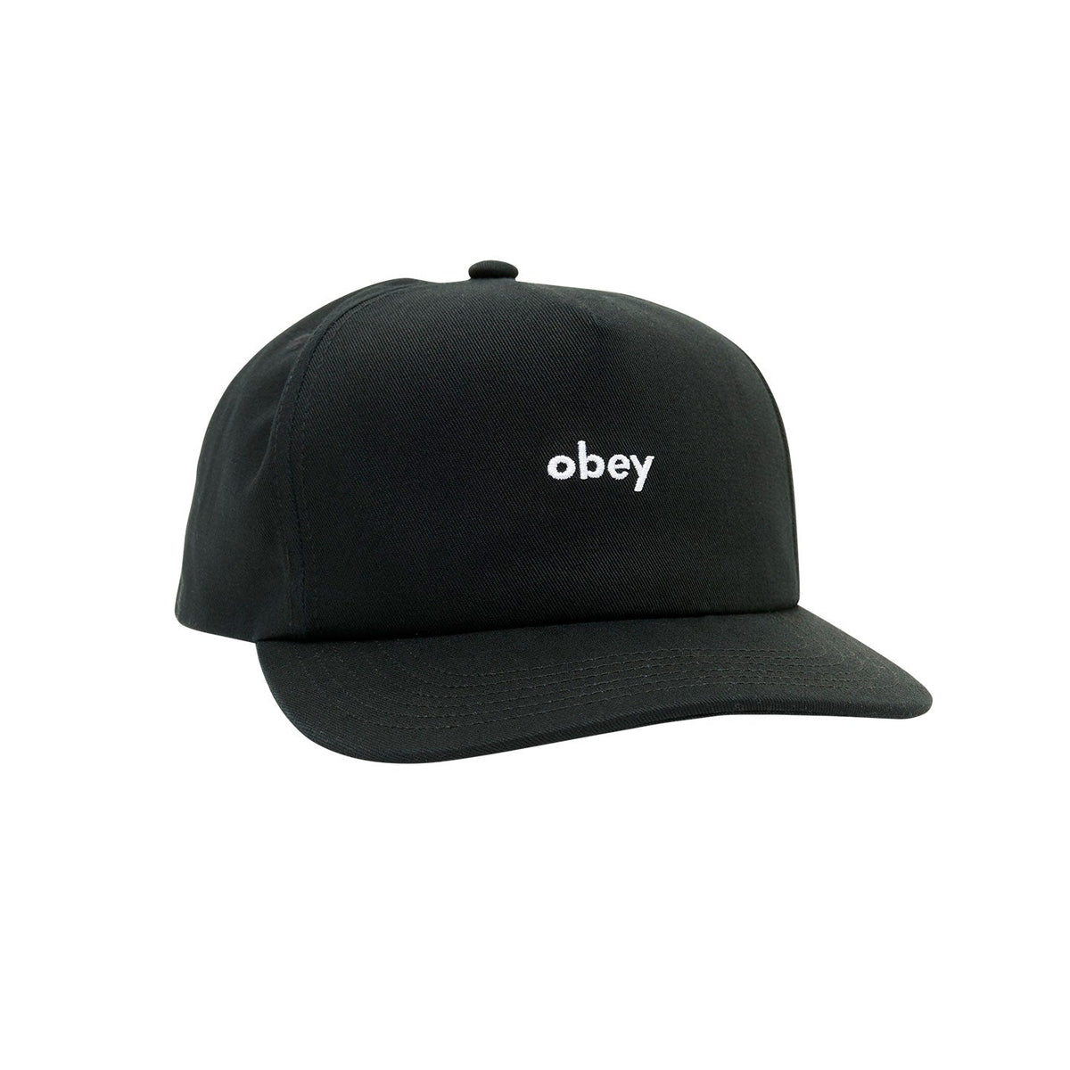 OBEY LOWERCASE 5 PANEL SNAPBACK