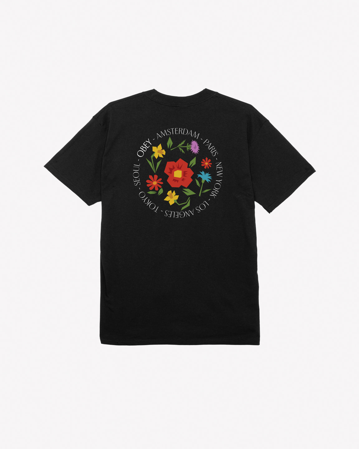 OBEY CITY FLOWERS TEE