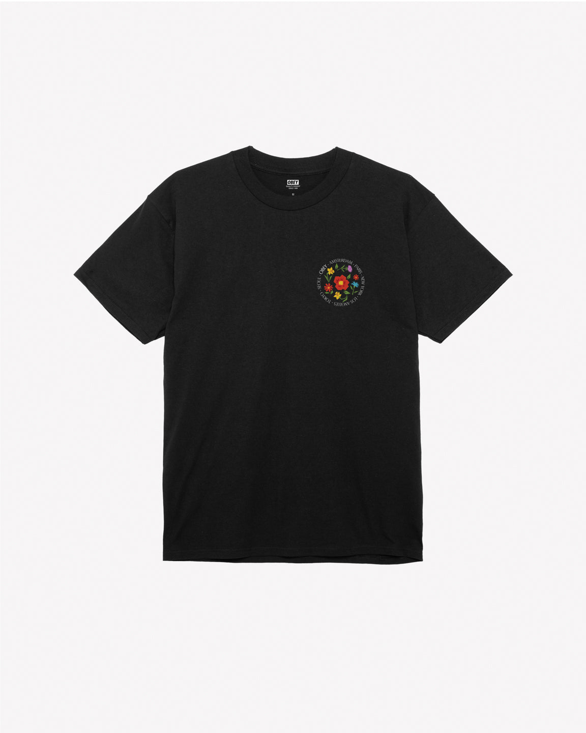 OBEY CITY FLOWERS TEE