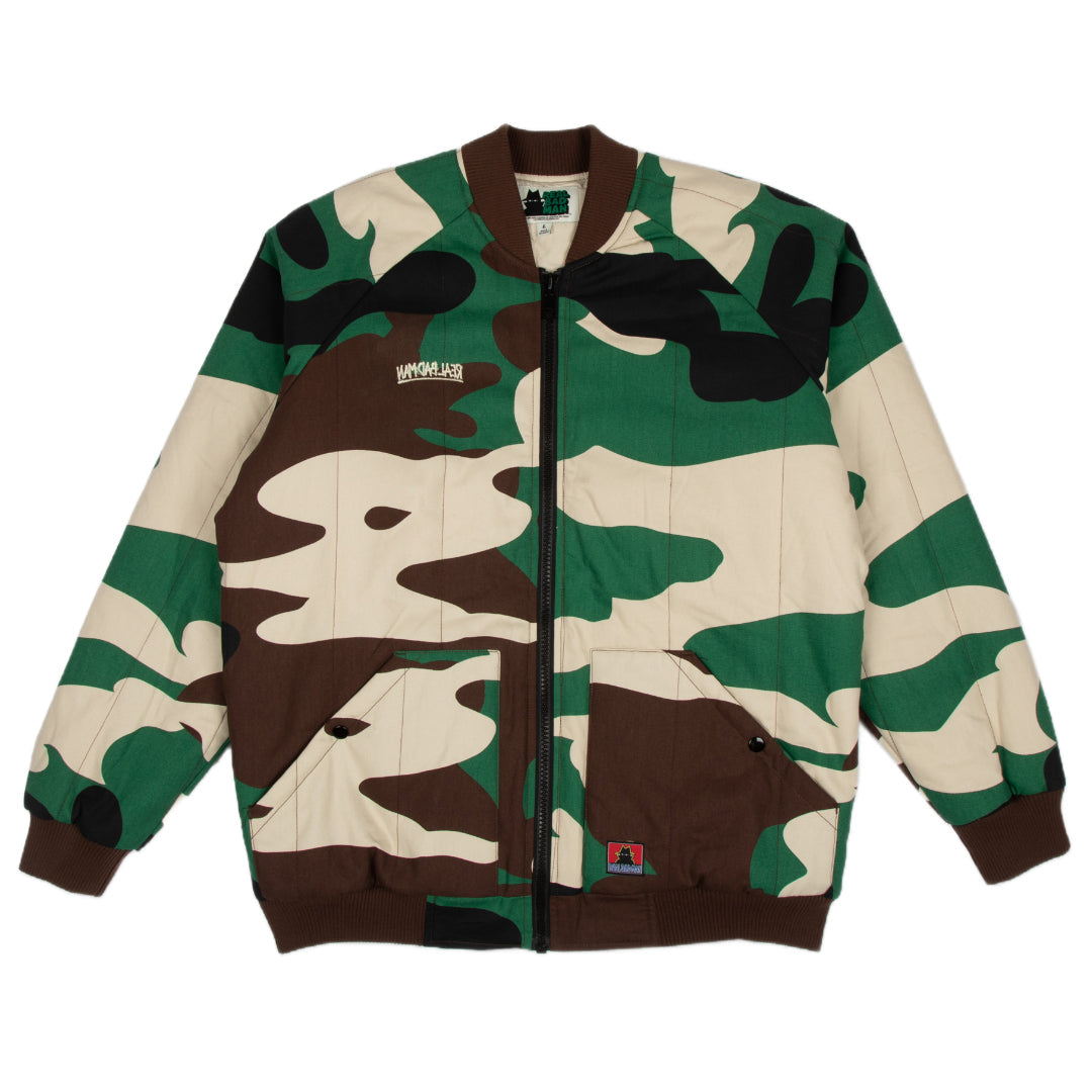REAL BAD MAN QUILTED ANTI BOMBER JACKET