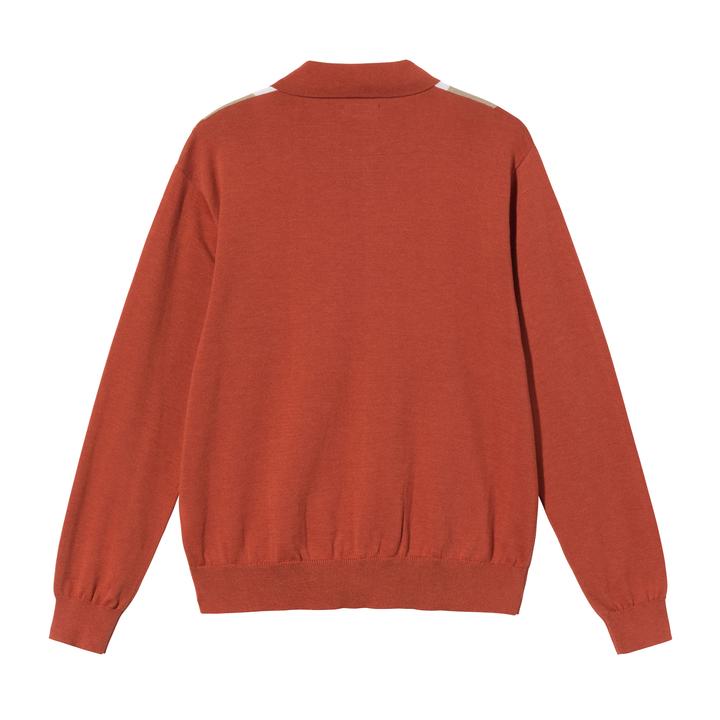 stussy color block sweater