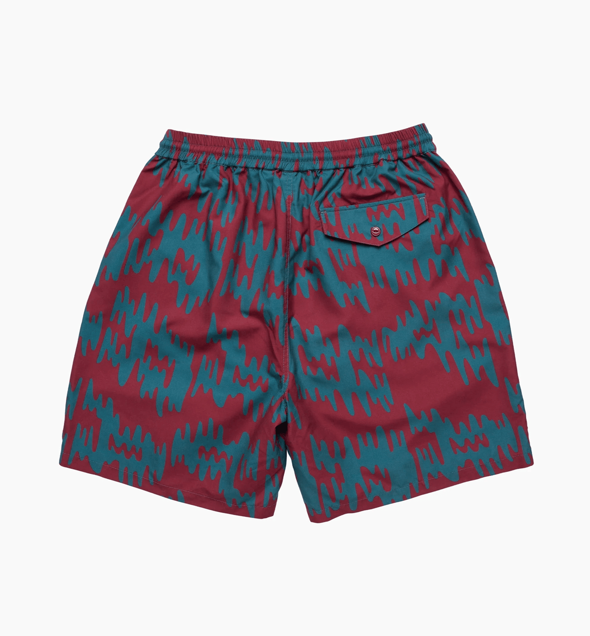 by parra tremor pattern swim shorts
