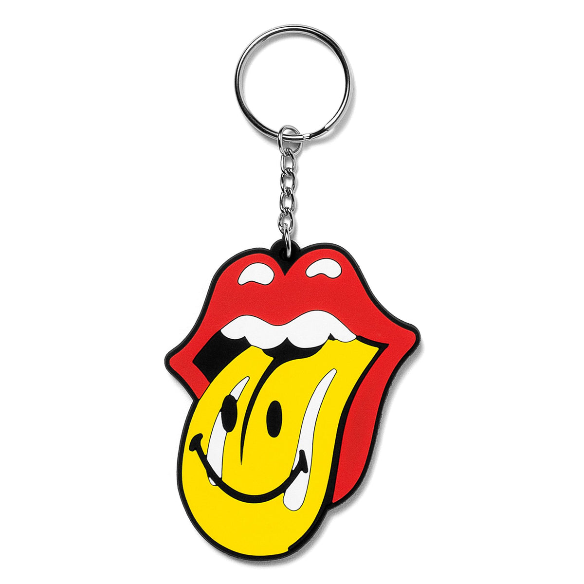 Smiley Market Rolling Stones Tongue Keychain