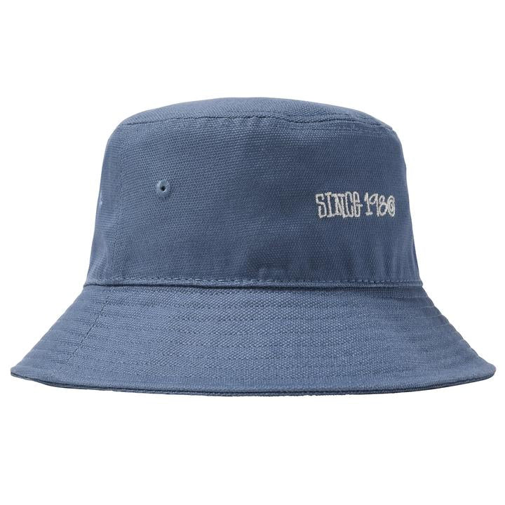 stussy canvas wide brim bucket hat