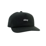 OBEY LOWERCASE 5 PANEL SNAPBACK