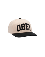 OBEY COLLEGIATE 6 PANEL STRAPBACK