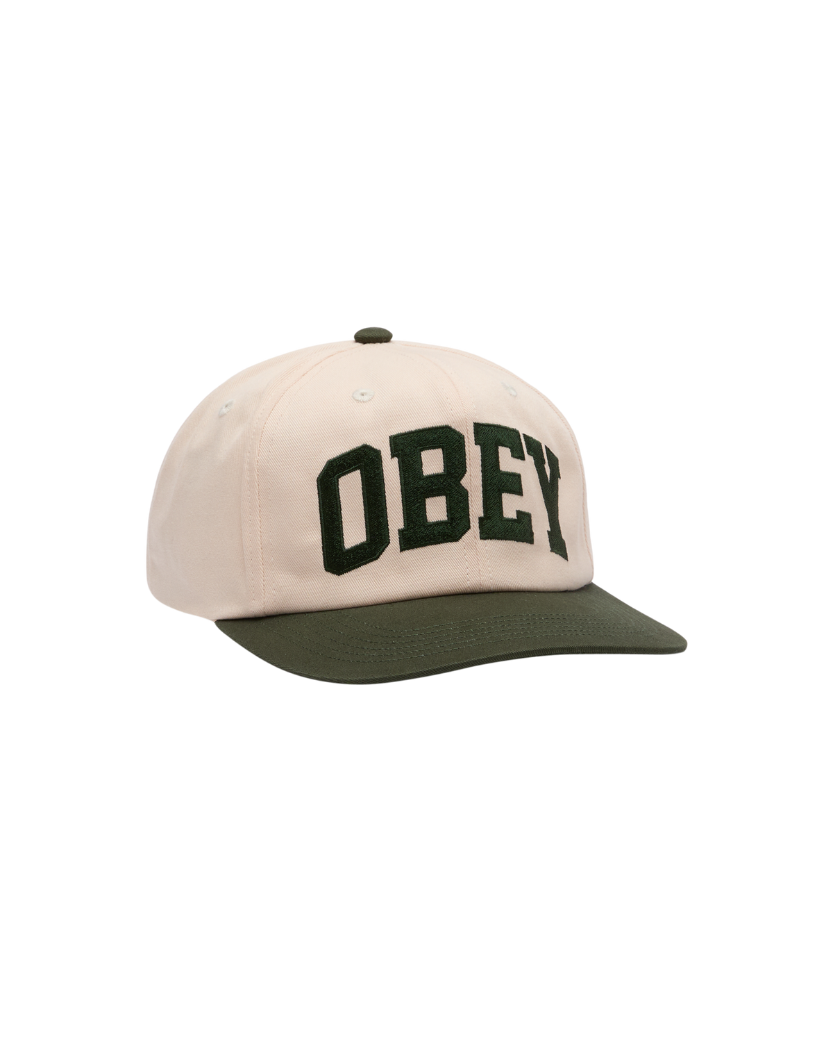 OBEY COLLEGIATE 6 PANEL STRAPBACK
