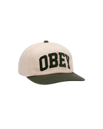 OBEY COLLEGIATE 6 PANEL STRAPBACK