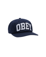 OBEY COLLEGIATE 6 PANEL STRAPBACK
