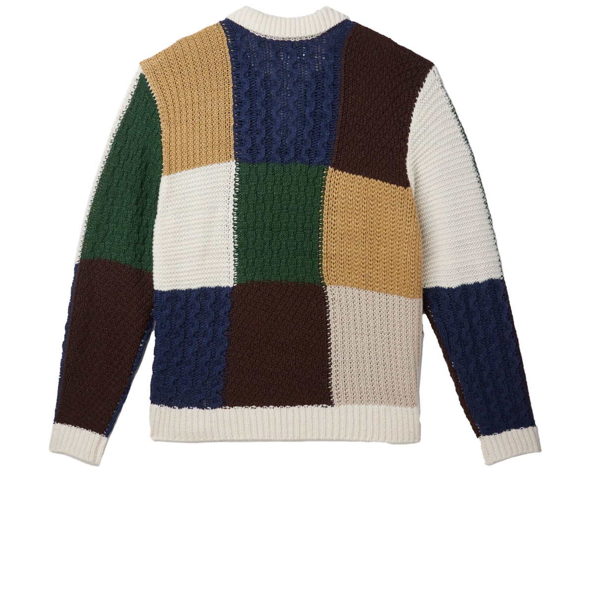 OBEY OLIVER PATCHWORK SWEATER