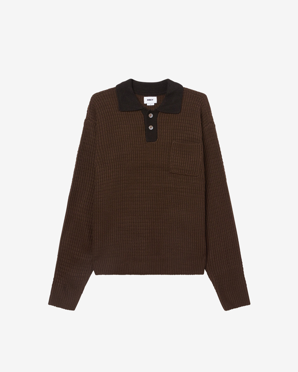 OBEY DANNY POLO SWEATER