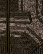 OBEY ZIP UP BAJA SWEATER