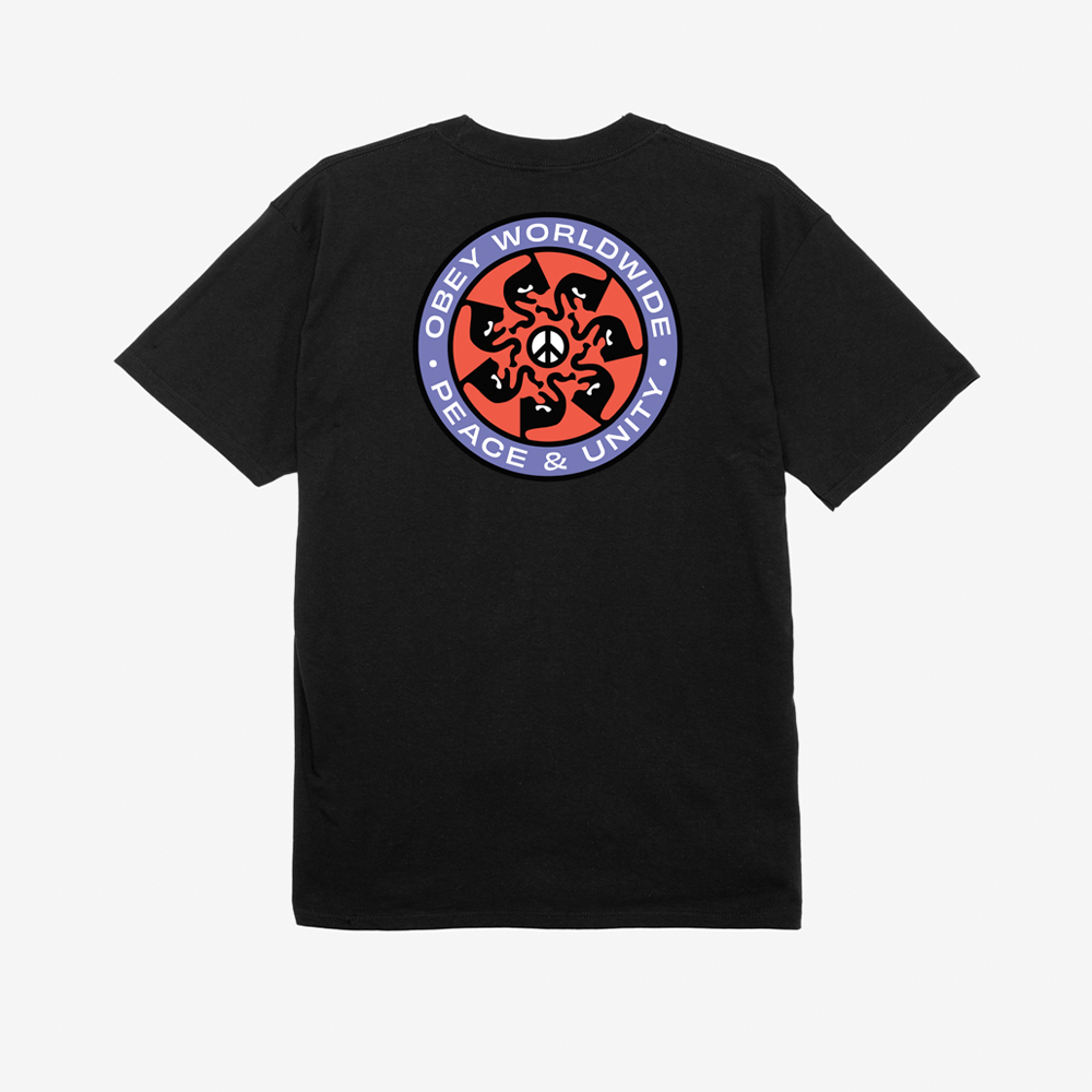 OBEY PEACE WHEEL TEE