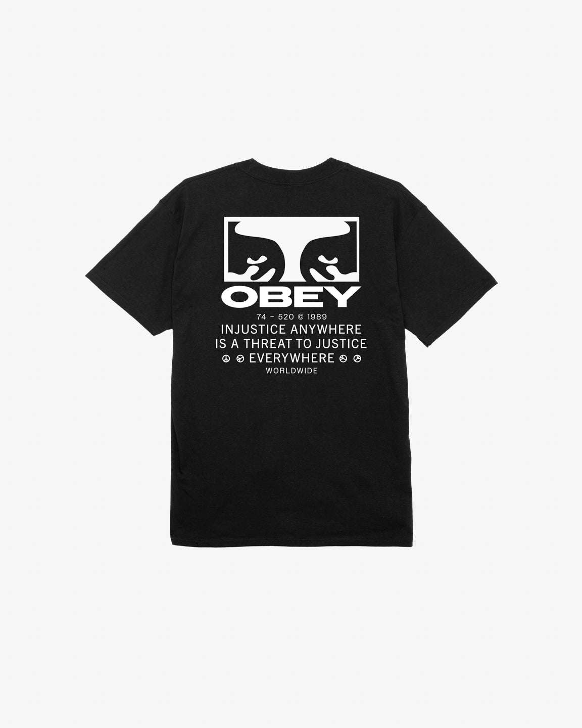 OBEY JUSTICE EVERYWHERE TEE