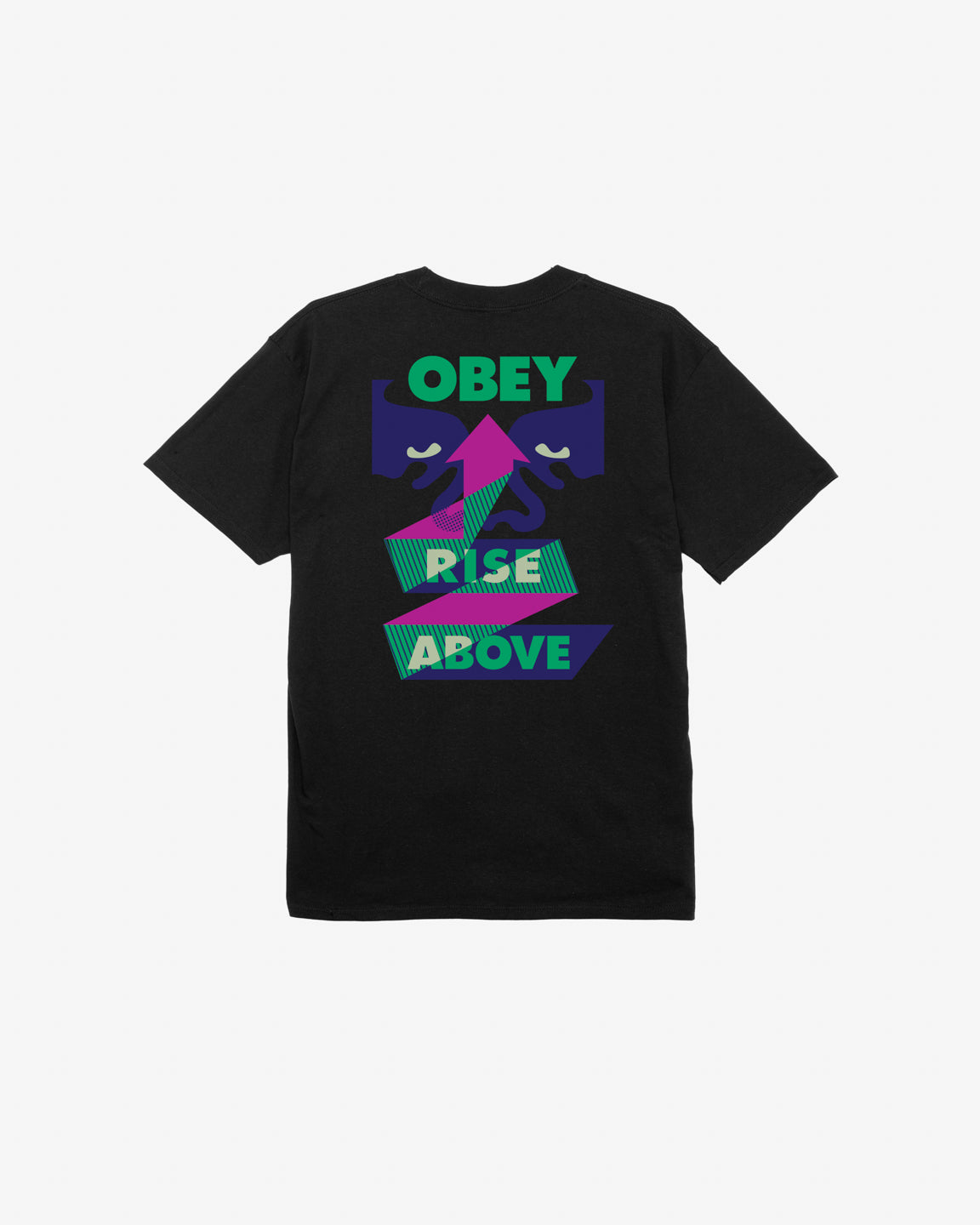 OBEY RISE ABOVE RIBBON TEE