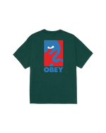 OBEY CROPPED ICON TEE