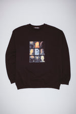 FUCKING AWESOME HOLOGRAM FACES CREWNECK