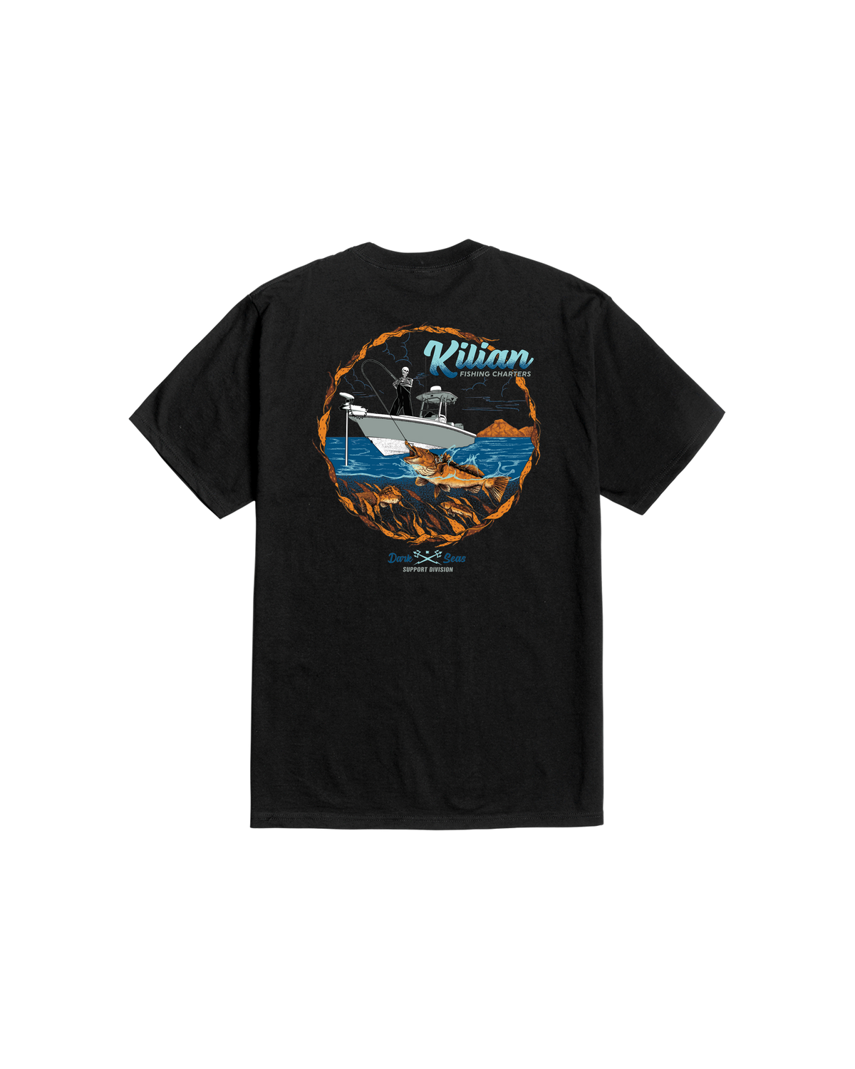 DARK SEAS KILIAN FISHING CHARTERS TEE