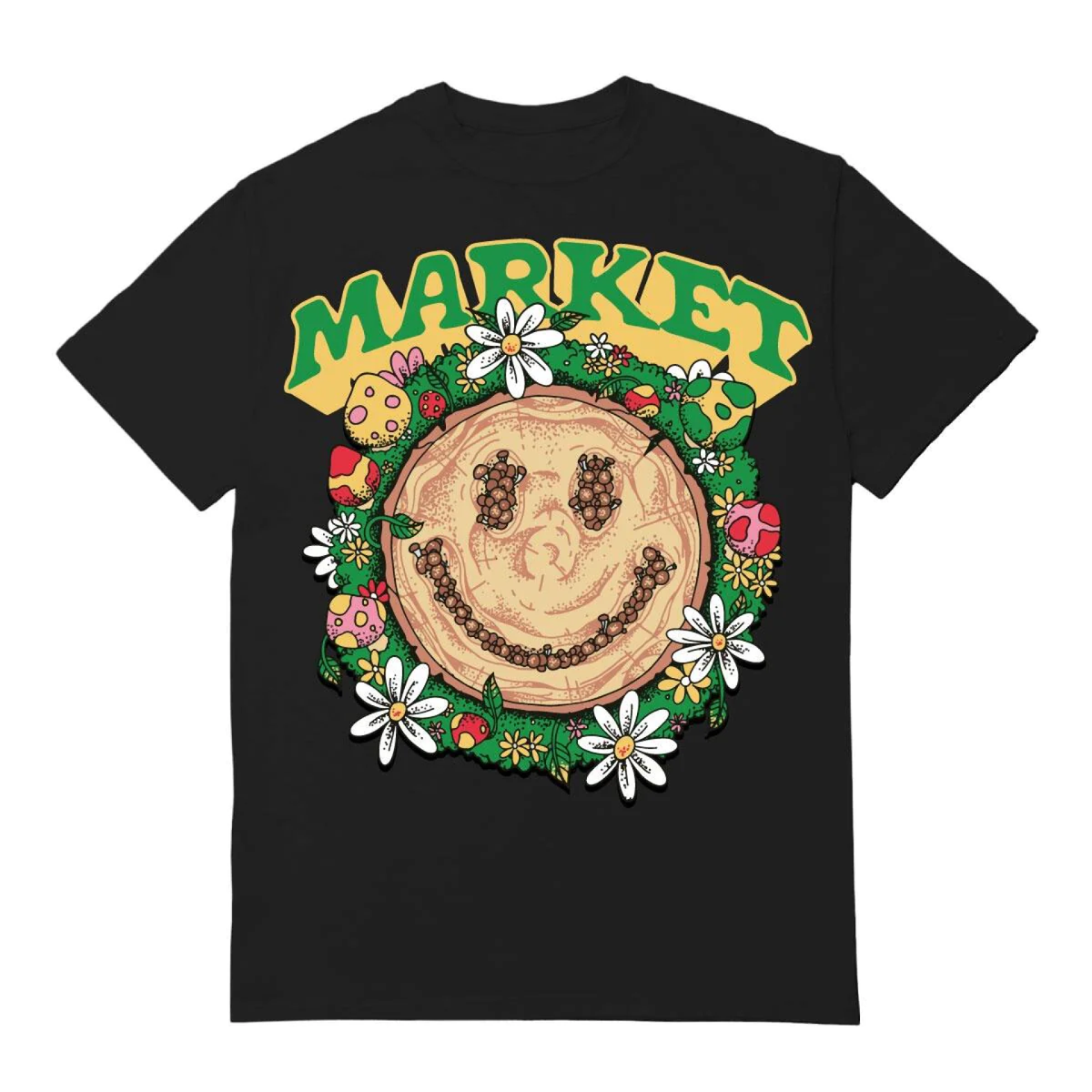 Chinatownmarket smiley decomposition tee