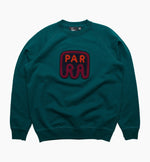 BY PARRA FAST FOOD LOGO CREW NECK SWEATSHIRT