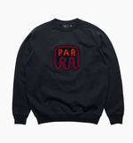 BY PARRA FASTO FOOD LOGO CREW NECK SWEATSHIRT