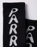 BY PARRA HOLE LOGO CREW SOCKS