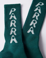 BY PARRA HOLE LOGO CREW SOCKS
