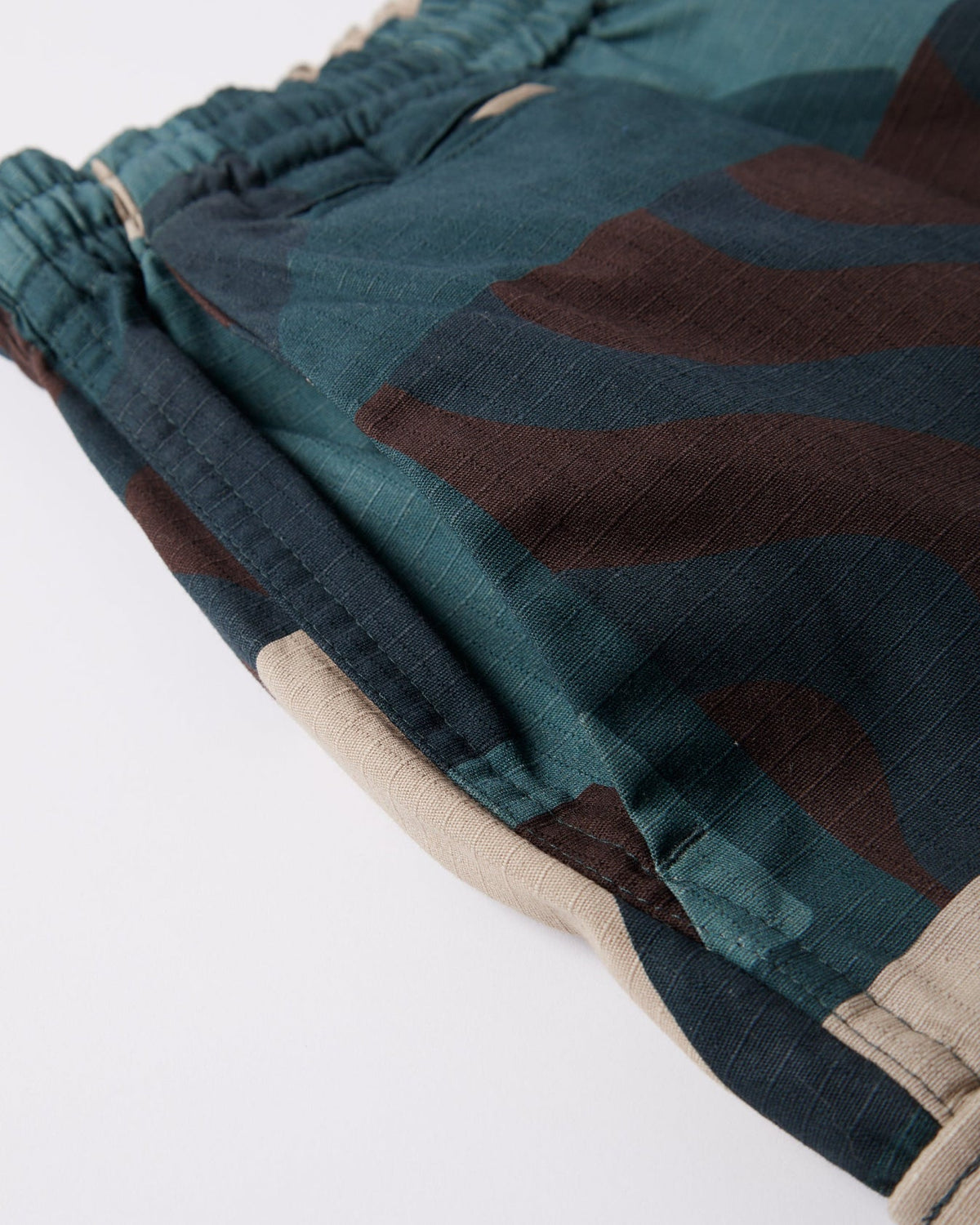 BY PARRA DISTORTED CAMO SHORTS