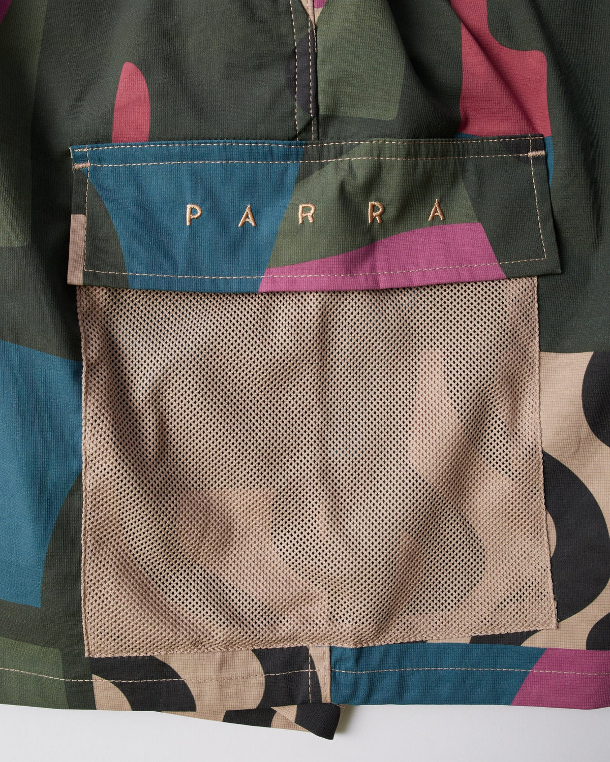 BY PARRA DISTORTED CAMO SHORTS