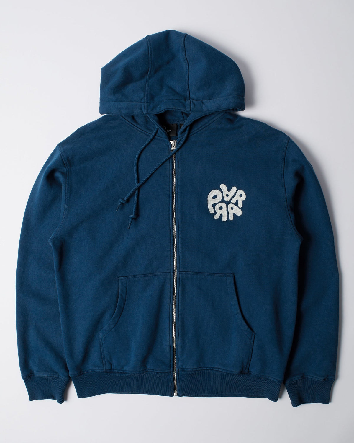 BY PARRA 1976 LOGO ZIP HOODED SWEATSHIRT