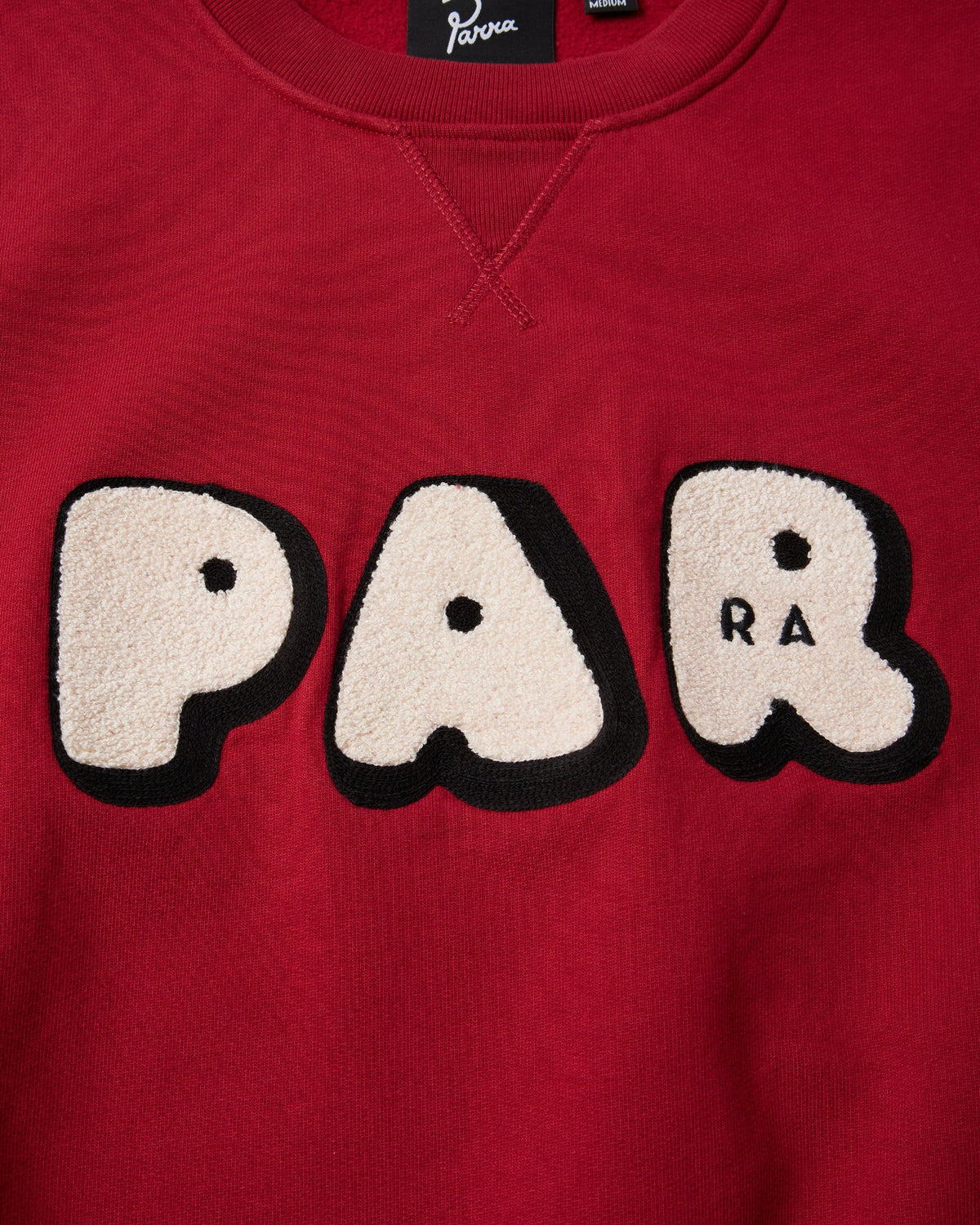 BY PARRA ROUNDED PAR CREW NECK SWEATSHIRT