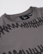 BY PARRA STITCHED SKULL LONG SLEEVE TEE