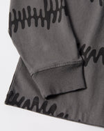 BY PARRA STITCHED SKULL LONG SLEEVE TEE