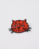 BY PARRA SAD CAT ENAMEL PIN
