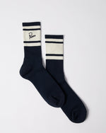 BY PARRA SIGNATURE STRIPED CREW SOCKS