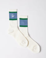 BY PARRA SIGNATURE STRIPED CREW SOCKS