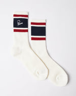 BY PARRA SIGNATURE STRIPED CREW SOCKS