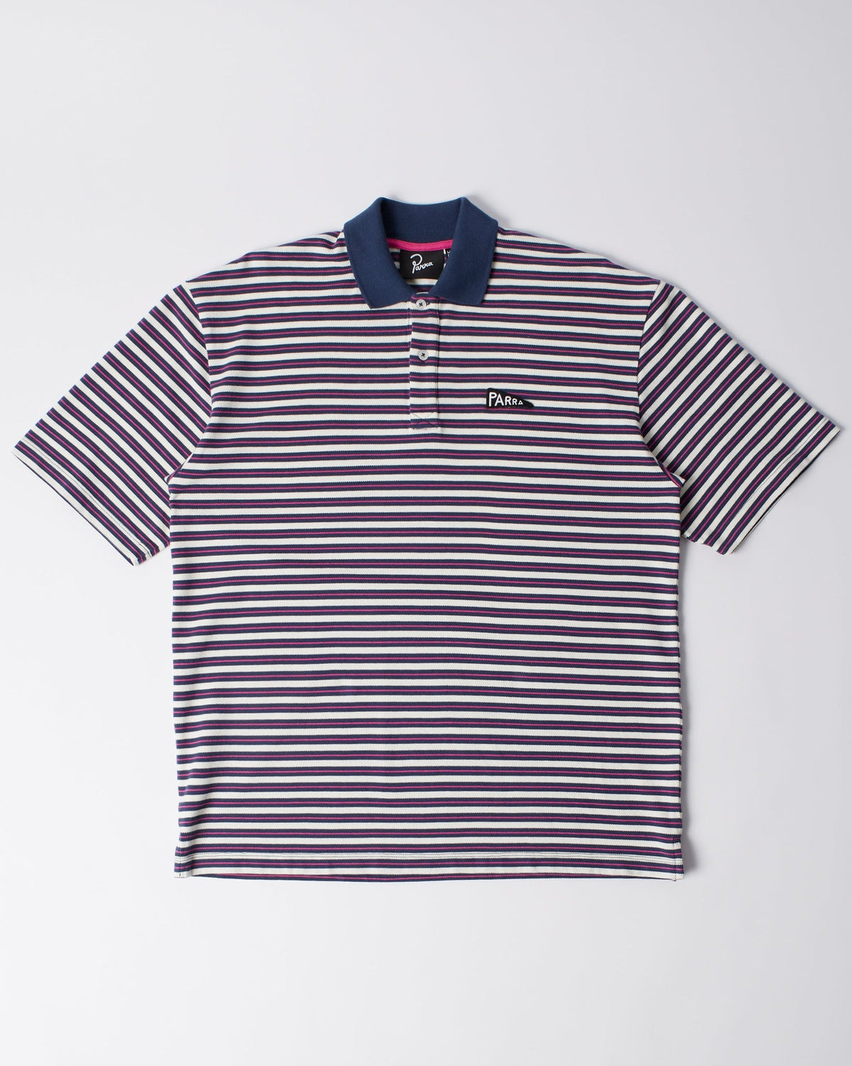 BY PARRA FLAG STRIPER POLO SHIRT