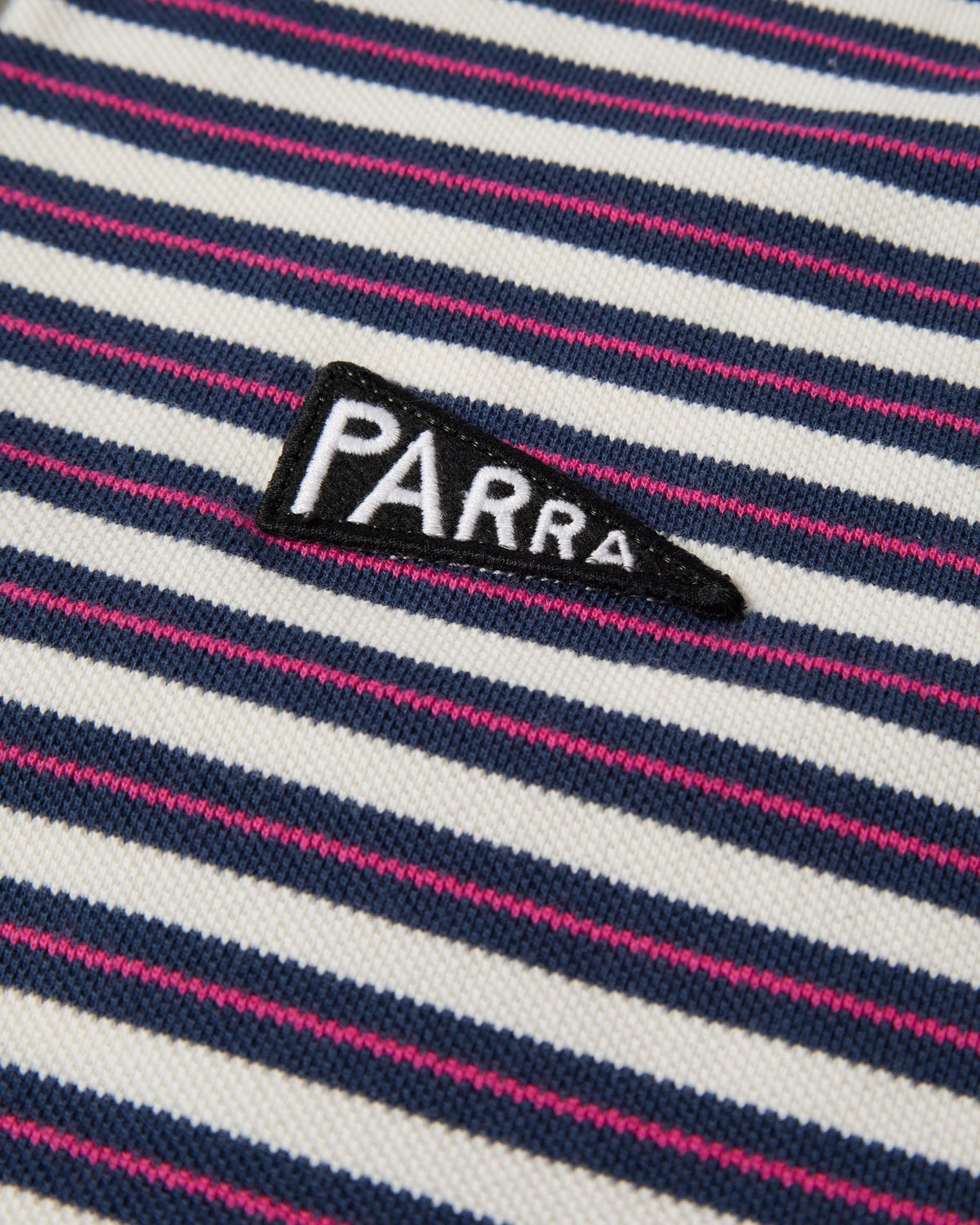 BY PARRA FLAG STRIPER POLO SHIRT