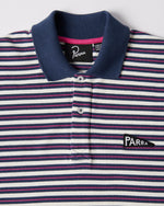 BY PARRA FLAG STRIPER POLO SHIRT