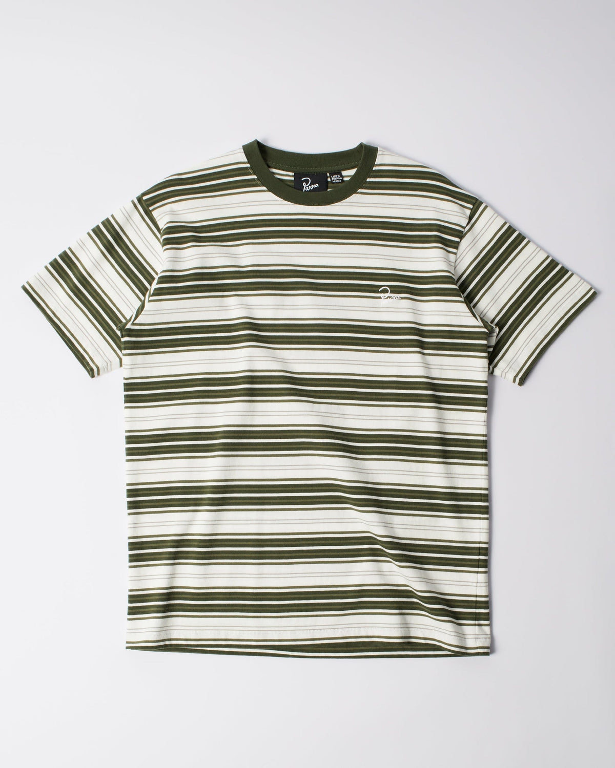BY PARRA SIGNATURE STRIPED T-SHIRT