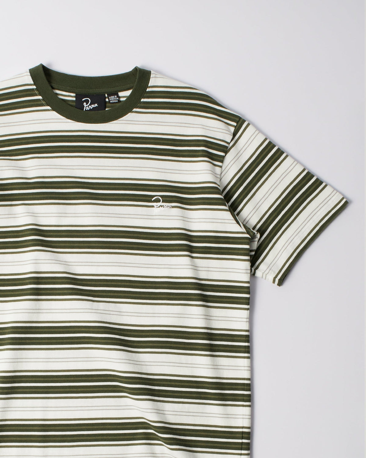 BY PARRA SIGNATURE STRIPED T-SHIRT