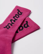 BY PARRA LOWERCASE SCRIPTLOGO CREW SOCKS