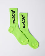 BY PARRA LOWERCASE SCRIPTLOGO CREW SOCKS