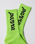 BY PARRA LOWERCASE SCRIPTLOGO CREW SOCKS