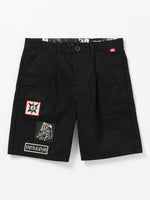 VOLCOM TOKYO TRUE FEATURED ARTIST YUSUKE SERVICES LOOSE SHORT -