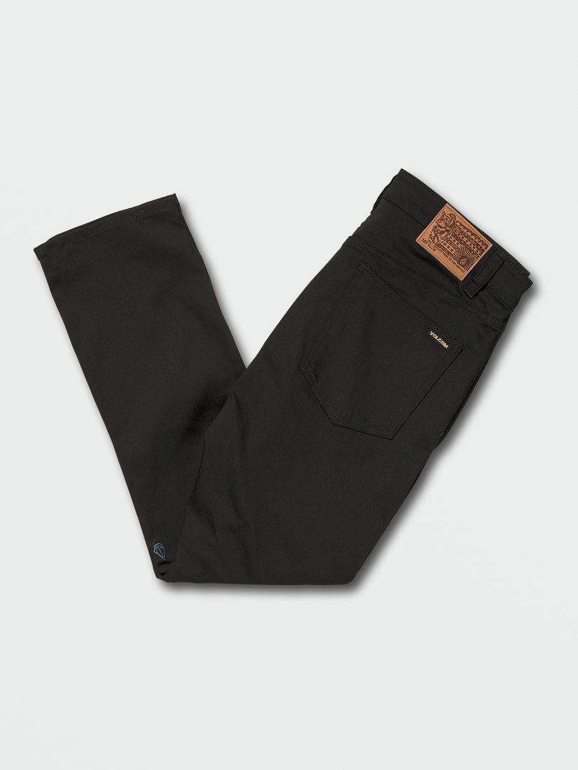 VOLCOM VORTA SLIM FIT BLACK ON BLACK