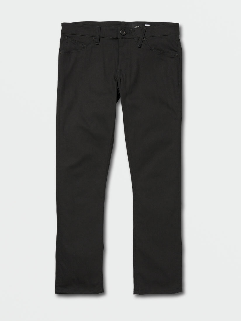 VOLCOM VORTA SLIM FIT BLACK ON BLACK