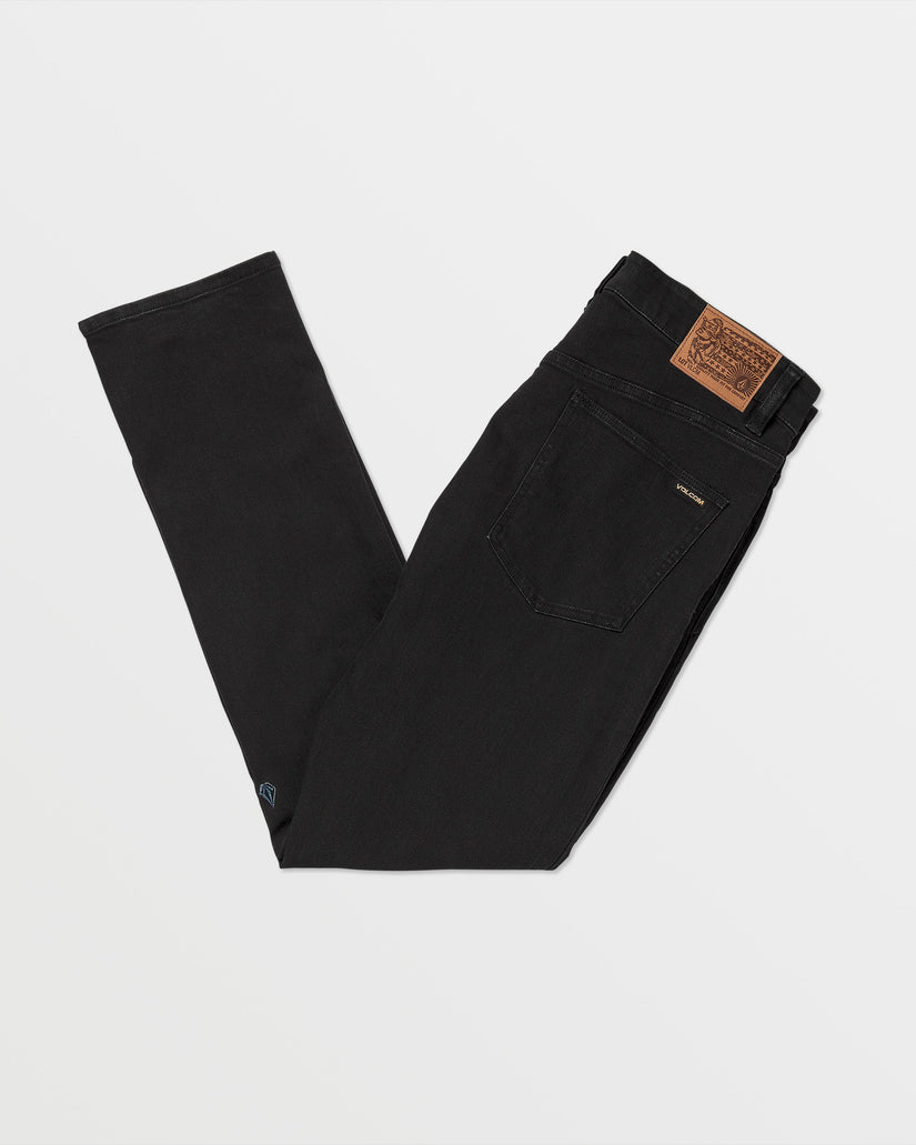 VOLCOM VORTA SLIM FIT JEANS BKO