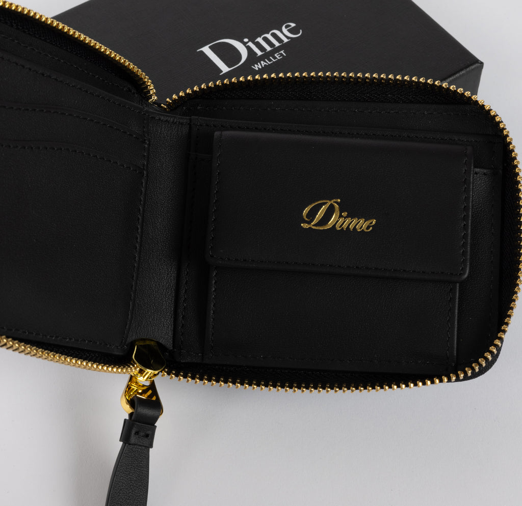 DIME CURSIVE ZIP WALLET